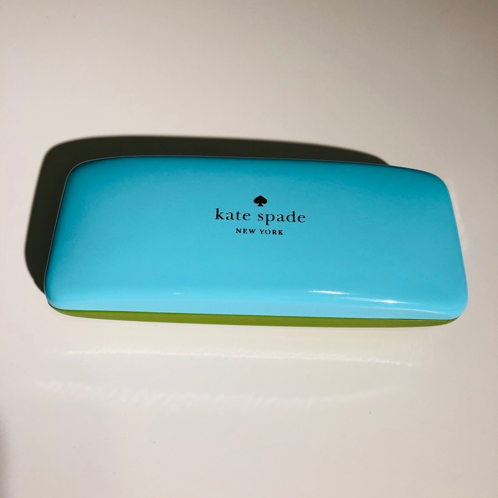 Kate Spade Blue/Green Hard Glasses Case